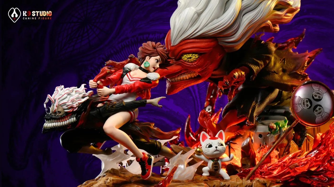 Dandadan - K9 studio - Takakura Ken x Momo Ayase x Turbo Granny Chase - Image 2