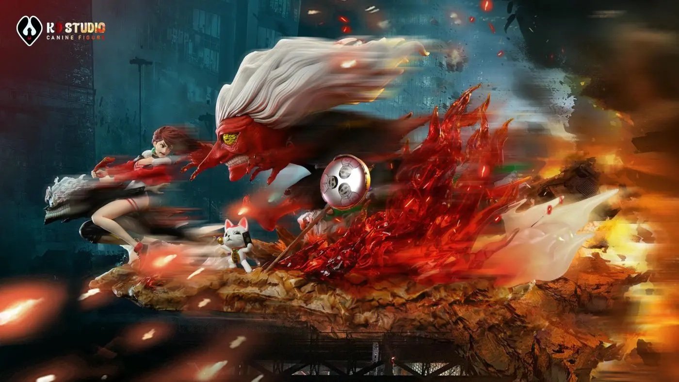 Dandadan - K9 studio - Takakura Ken x Momo Ayase x Turbo Granny Chase - Image 6