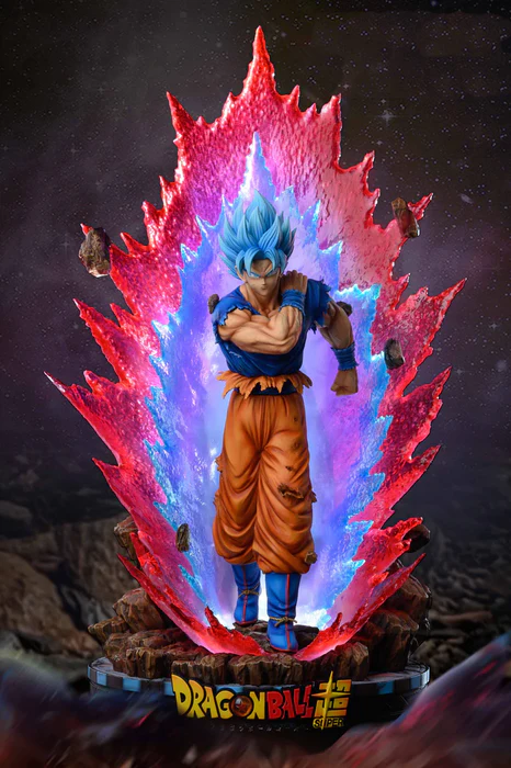 Temple Studio - Goku Super Saiyan God Super Saiyan w/ LED - 1/6