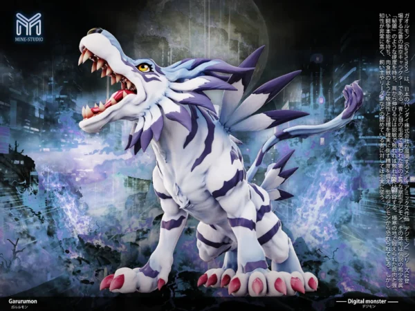 MINE Studio - Garurumon - Digimon