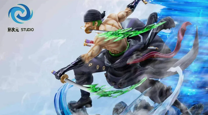 Yi Ci Yuan Studio - Roronoa Zoro - Black Rope Tornado - with LED - Image 3