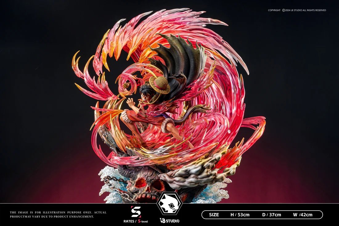 LB studio - Monkey D. Luffy - Flowing Sakura - One Piece