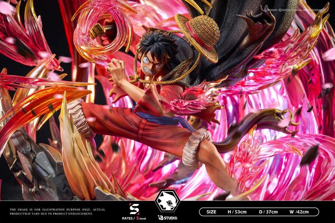 LB studio - Monkey D. Luffy - Flowing Sakura - One Piece - Image 4