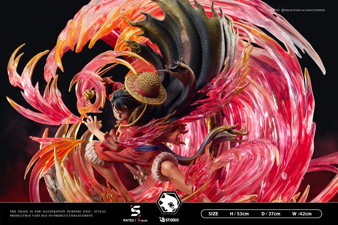 LB studio - Monkey D. Luffy - Flowing Sakura - One Piece - Image 5