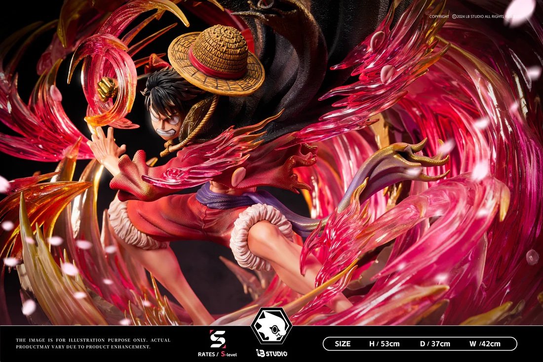 LB studio - Monkey D. Luffy - Flowing Sakura - One Piece - Image 6