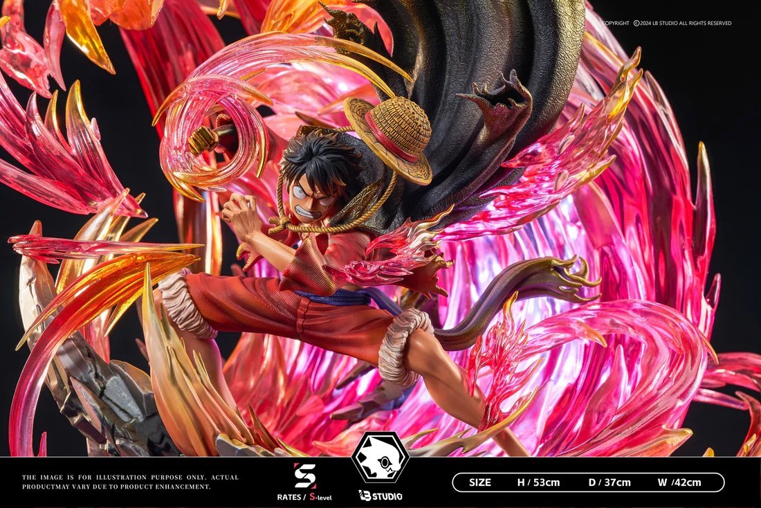 LB studio - Monkey D. Luffy - Flowing Sakura - One Piece - Image 8