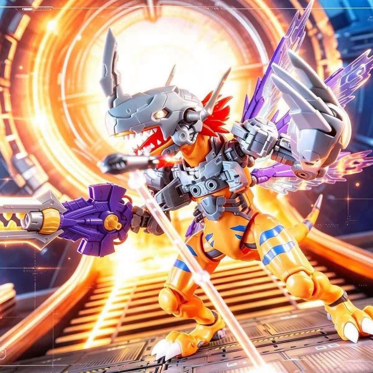JWS - Metal Greymon (Vaccine) - Figure Rise Standard - Image 2