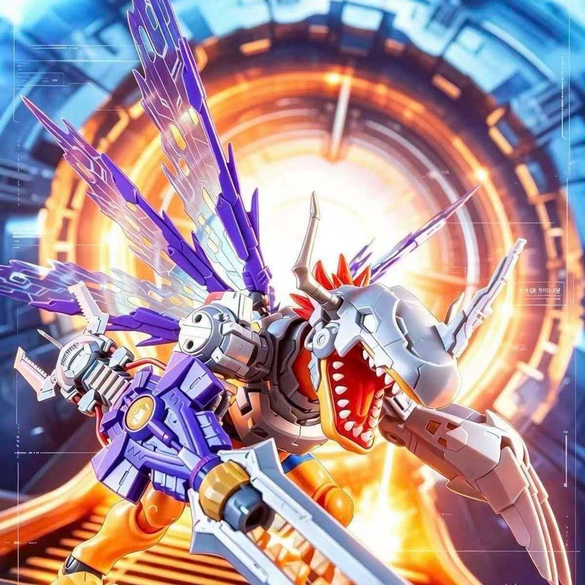 JWS - Metal Greymon (Vaccine) - Figure Rise Standard - Image 4