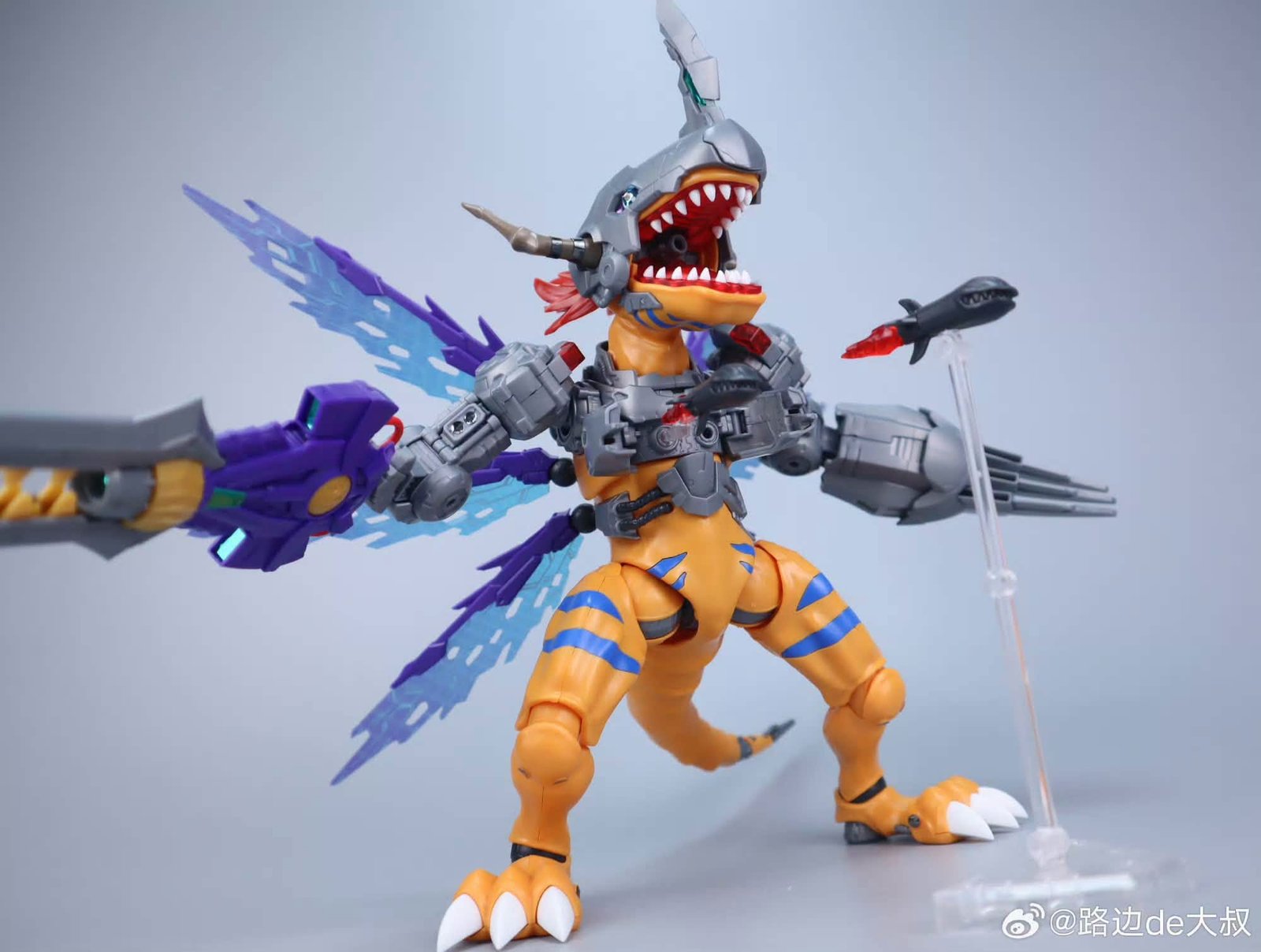 JWS - Metal Greymon (Vaccine) - Figure Rise Standard - Image 5
